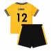 Tanie Strój piłkarski Wolves Matheus Cunha #12 Koszulka Podstawowej dla dziecięce 2023-24 Krótkie Rękawy (+ szorty)